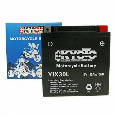 Baterie KYOTO 12V 30Ah  YIX30L (dodáváno s kyselinovou náplní)